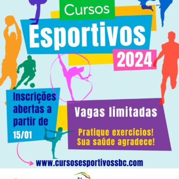 São Bernardo abre inscrições para cursos esportivos em 2024